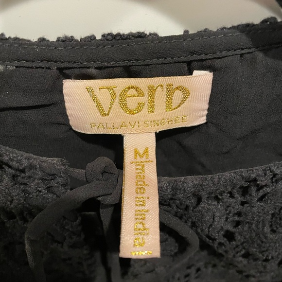 Anthropologie Verb Black cocktail top - Picture 6 of 7